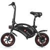 Vélo électrique Pliant DYU D3F 14 Pouces 250W – Autonomie 50 Km, Noir, 2025