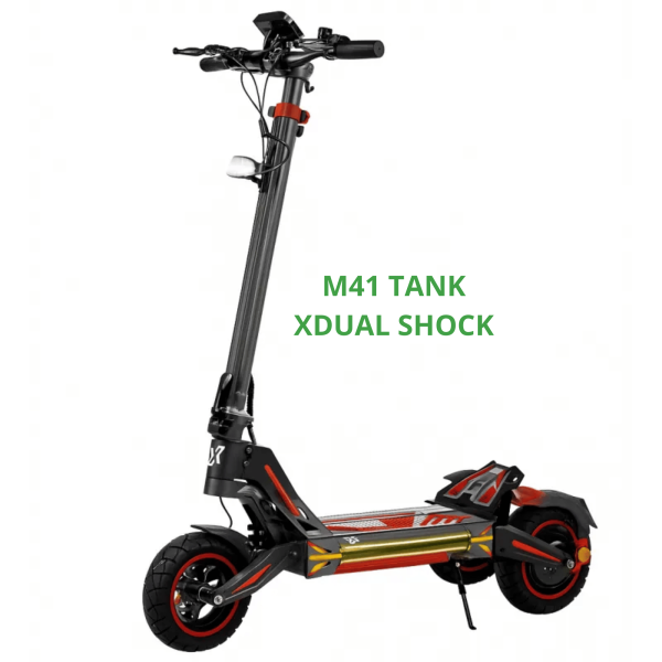 M41 Tank XANZER XR Dual Shock – Trottinette électrique 3 roues