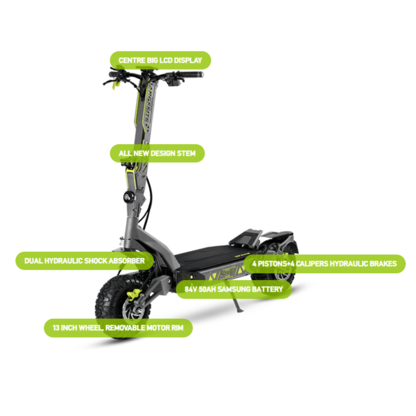 Langfeite GT2 RS 2×4000W Trottinette Électrique – Image 2