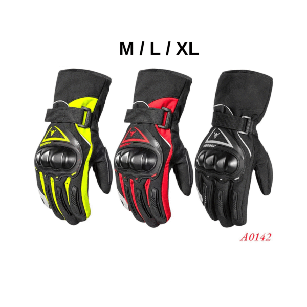 Gants et Protections - Motorcycle Warm Gloves Drop-resistant Waterproof