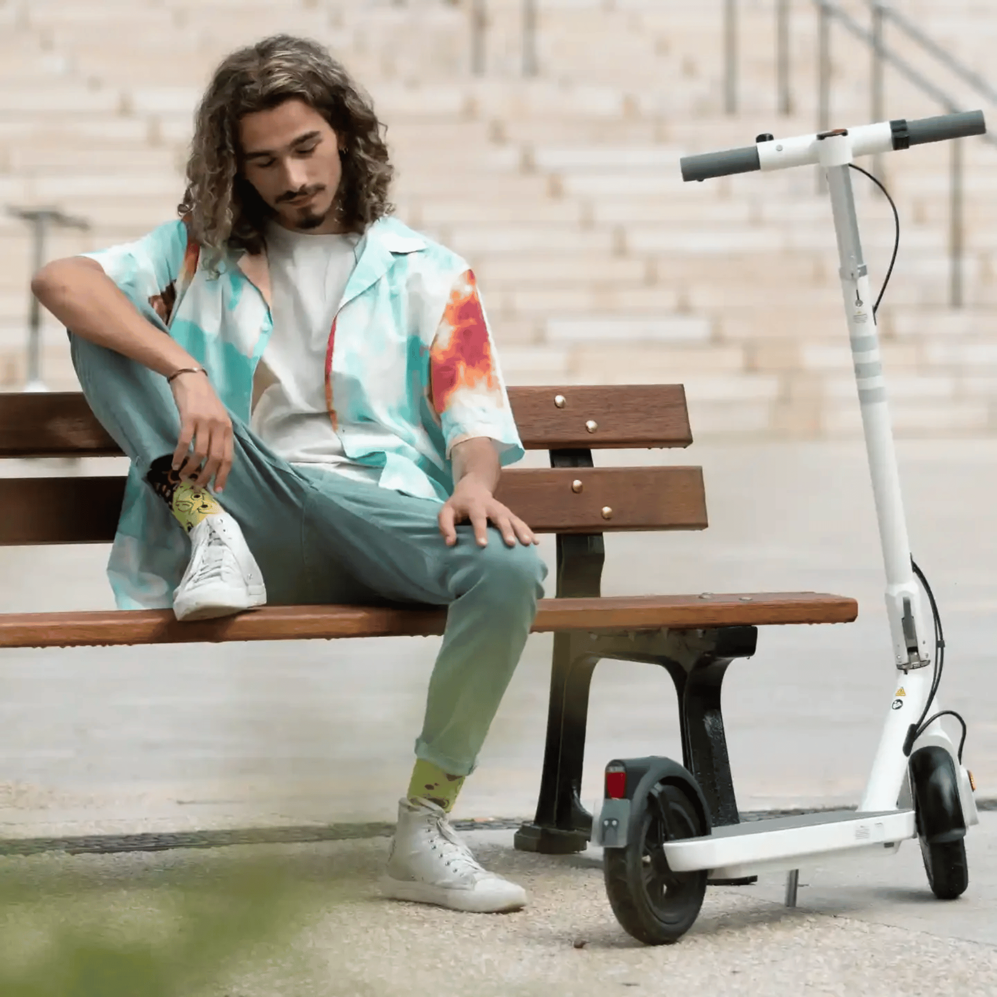 OKAI ES10 | Trottinette Électrique 500W, Vitesse 25km/h, Connectée via Application Mobile – Image 7