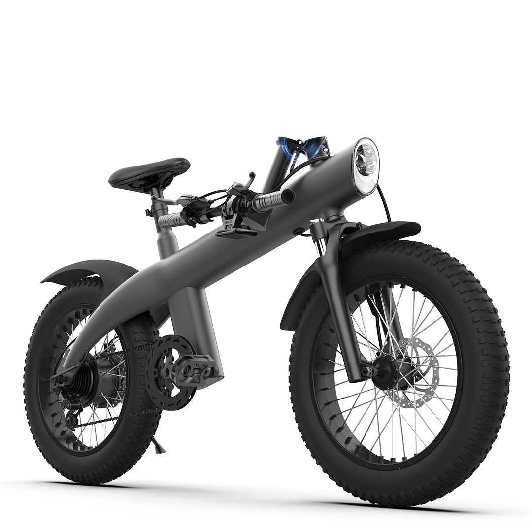 HX Q3 Vélo Électrique Fat Bike 750W, 45 km/h, Pneus 20" x 4.0 – Image 8