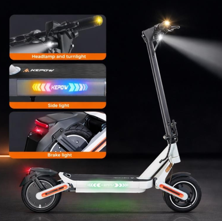 KEPOW E12 | Trottinette Électrique 500W, 40 km/h, Autonomie 35 km – Image 3