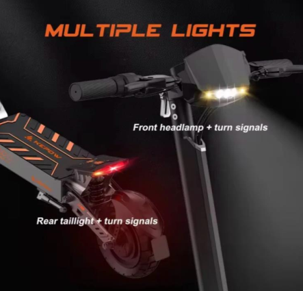 KEPOW K2 | Trottinette Électrique 800W, 45 km/h, Autonomie jusqu'à 60 km – Image 3