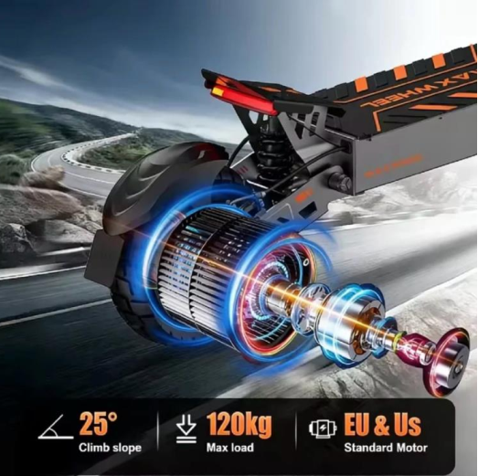 KEPOW K2 | Trottinette Électrique 800W, 45 km/h, Autonomie jusqu'à 60 km – Image 2