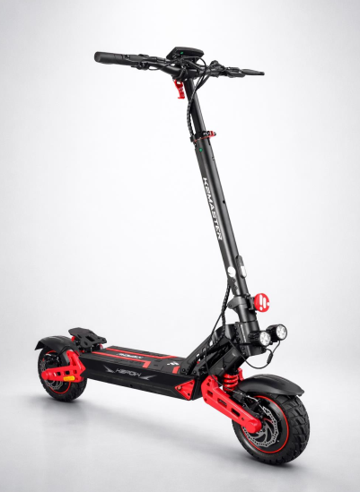 KEPOW K2 MASTER | Trottinette Électrique Double Moteur 2000W, 50 km/h, Autonomie 65 km