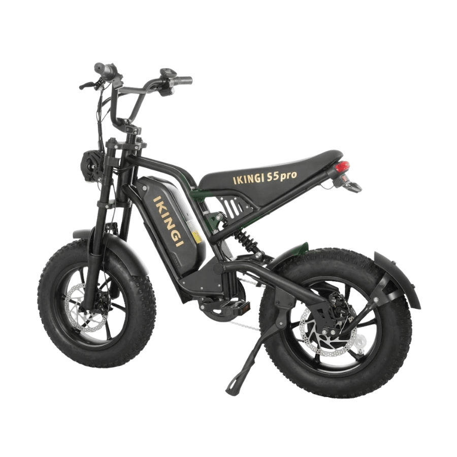IKINGI S5 PRO Vélo Électrique 500W, 45 km/h, Batterie Lithium 48V 13Ah, Fat Tires 16x4 – Image 2