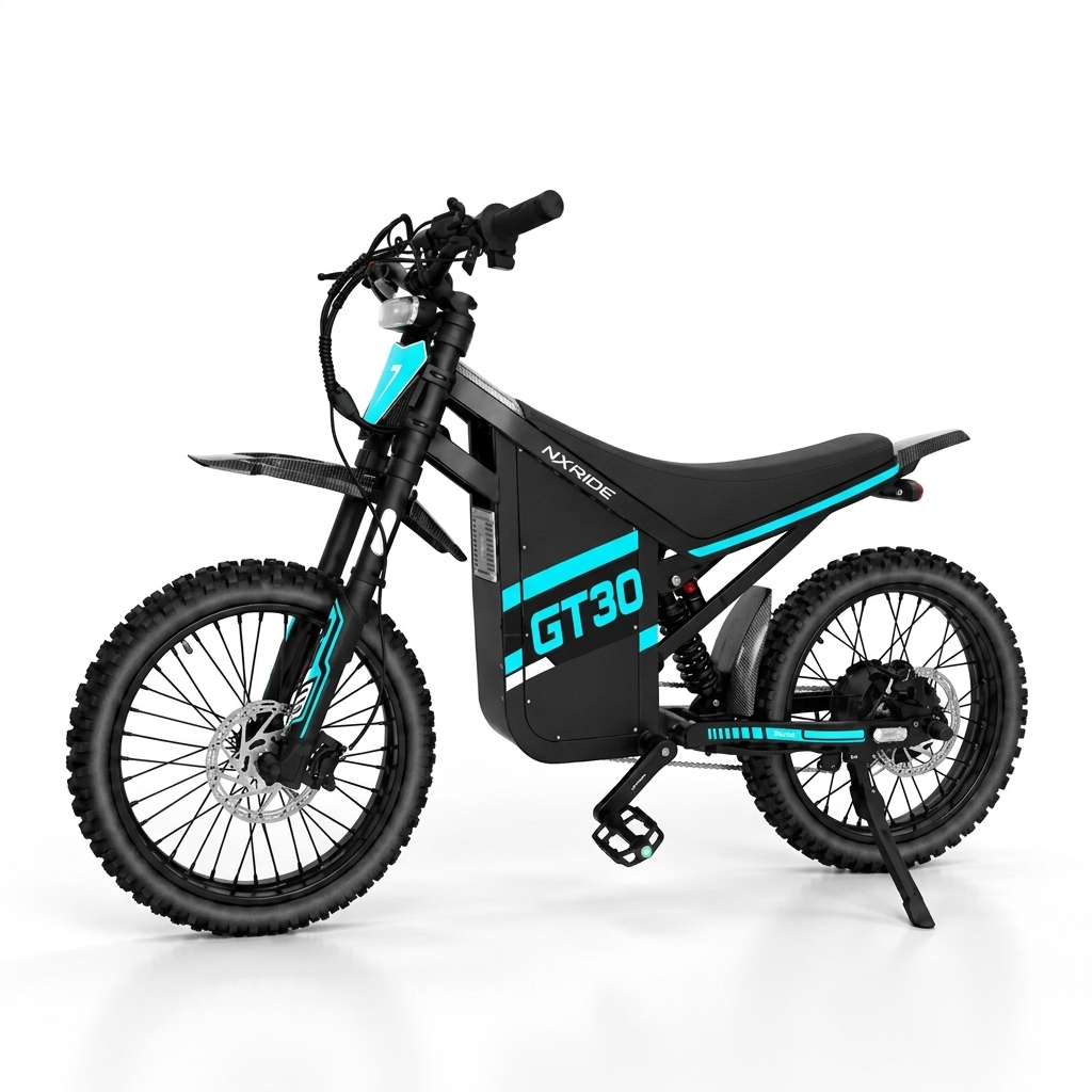 NXRIDE GT30 Vélo Électrique Moteur 1500W, Batterie 52V 27Ah, Roues 19 Pouces, Cadre en Acier – Image 2