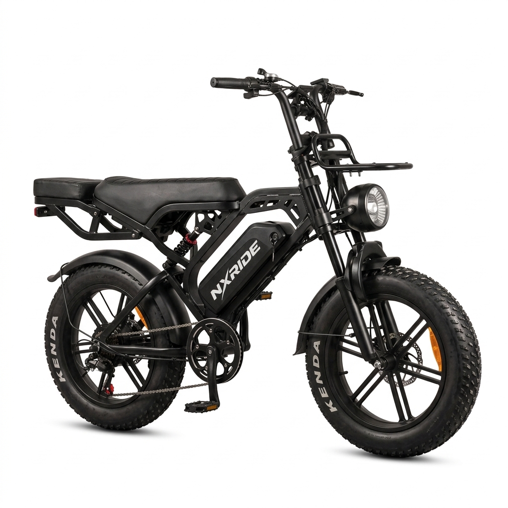 NXRIDE V20 PRO | Vélo Électrique Moteur 1000W, Batterie 48V 18Ah, Roues 20 Pouces, Cadre en Acier Non Pliable – Image 3