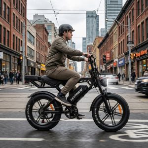 NXRIDE V20 PRO | Vélo Électrique Moteur 1000W, Batterie 48V 18Ah, Roues 20 Pouces, Cadre en Acier Non Pliable